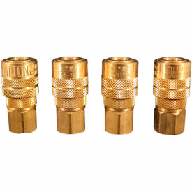 Industrial Coupler 4 piece 1/4" FNPT