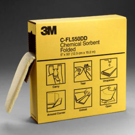 Chemical Sorbent Folded, High Capacity, 5" x 50', 3 Dispenser Boxes/Case
