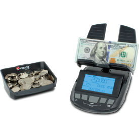 Cash & Coin Currency Counting Scale S-TT - LCD Display - 200 Bill Capacity, Gray