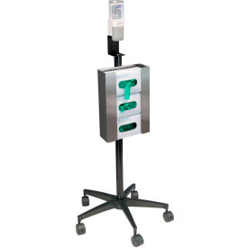 Mobile Glove & Hand Sanitizer Stand