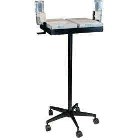 Mobile Infection Control Stand, 22" Diameter Star Base, 40" Height
