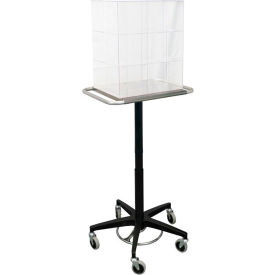Suture Transport Cart, 18 Bins, 22" Diameter Star Base, 31"-41" Height