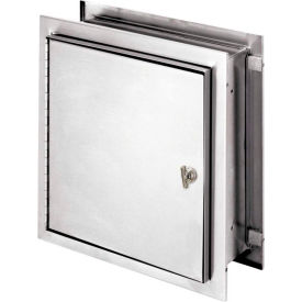 Stainless Steel Pass-Thru Cabinet with Thumb Latch, 12"H x 11-1/2"W x 8-1/4"D
