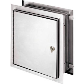 Stainless Steel Pass-Thru Cabinet with Thumb Latch, 12"H x 11-1/2"W x 6"D