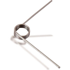 90 degree Torsion Spring - 0.16" Coil Dia. - 0.017" Wire Dia. - Wound Right - 302 Stainless Steel