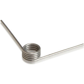 90 Degree Torsion Spring - 0.178" Coil Diameter - 0.018" Wire Diameter - Left Wound - 302 Stainless Steel
