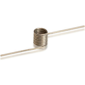 180 degree Torsion Spring - 0.249" Coil Dia. - 0.028" Wire Dia. - Wound Right - 302 Stainless Steel