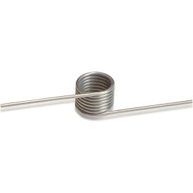 180 Degree Torsion Spring - 0.404" Coil Dia. - 0.048" Wire Dia. - Wound Left - 302 Stainless Steel