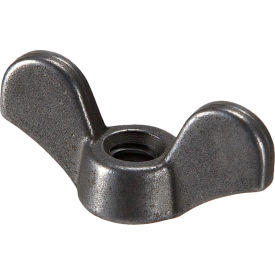 1/2-13 Wing Nut - 2-1/4" Wide - 13/16" Base Dia. - Malleable Iron - Plain - USA - Pkg of 25
