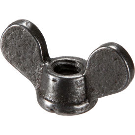 3/8-16 Wing Nut - 1-5/8" Wide - 11/16" Base Dia. - Steel - Plain - Pkg of 25