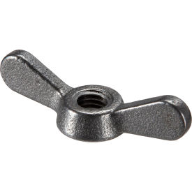 3/8-16 Wing Nut - 3" Wide - 1" Base Dia. - Steel - Plain - Pkg of 25
