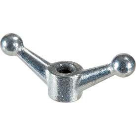 3/4-10 Wing Nut - 4-1/2" Wide - 1-1/8" Base Dia. - Ductile Iron - Zinc - USA - Pkg of 25