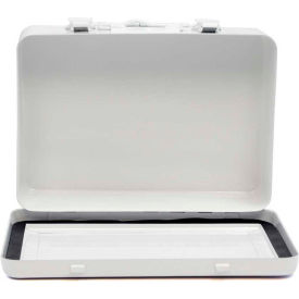 First Aid 16 Unit Empty Metal Case, 9" x 6" x 2"