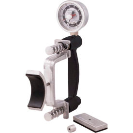 Baseline HD Hydraulic Hand Dynamometer/MMT Combo Kit with Push Attachments, Black