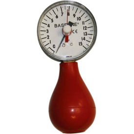 Pneumatic Squeeze Bulb Dynamometer, with Reset, 15 PSI Capacity