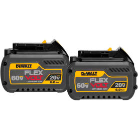 20/60V MAX* FLEXVOLT 6Ah Battery, 2/Pack