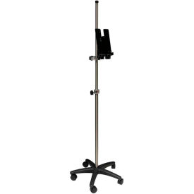 Mobile Tablet Stand, 22" Diameter Base, Adjustable Height Up to 7 ft.