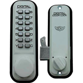 Digital Door Lock 2500 Mechanical Keyless Hook Bolt, White