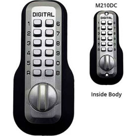Digital Door Lock M210 Mechanical Keyless Deadbolt Double Combination, Satin Nickel