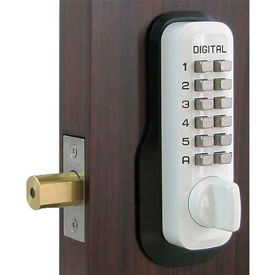 Digital Door Lock M210 Mechanical Keyless Deadbolt, White