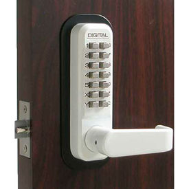 Digital Door Lock 2835 Lever Handle, White
