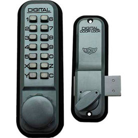 Digital Door Lock 2200 Surface/Rim Mount, Satin Chrome