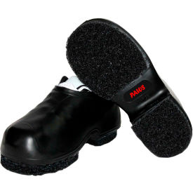 PAWS 4" Rubber Overboots, Men's, Black, Medium, 1 Pair