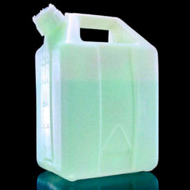 Nalgene Fluorinated HDPE Jerricans with Closure, 10 Liter, Case of 6
