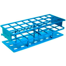 Unwire Test Tube Racks, Blue, For 30mm Tubes, Case of 8