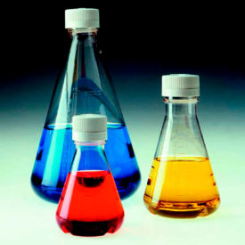 Sterile Single Use Erlenmeyer Flasks, 2000mL, Case of 4