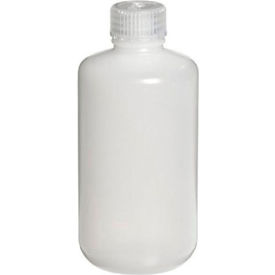 Nalgene Narrow-Mouth HDPE Economy Bottles, 250mL, Case of 72