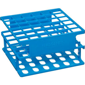 Nalgene Unwire Test Tube Half Racks, Blue, For 13mm Tubes, Case of 8