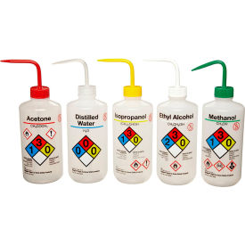 Nalgene Narrow-Mouth RTK Wash Bottles, 500mL, Assorted, Case of 20