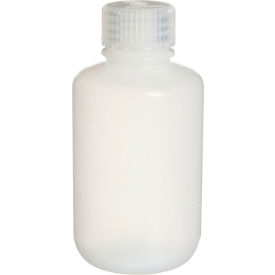 Nalgene Narrow-Mouth HDPE Economy Bottles, 125mL, Case of 72