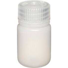 Wide-Mouth HDPE Economy Bottles with Closure, 30mL, Case of 72