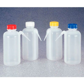 Color-Coded Unitary Wash Bottles, 500mL, Case of 16