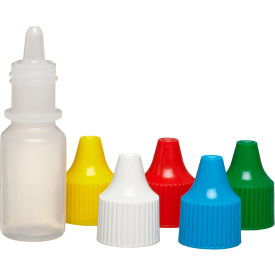 Nalgene Dropper Bottles with Control Dispensing Tip, 15mL, Case of 25