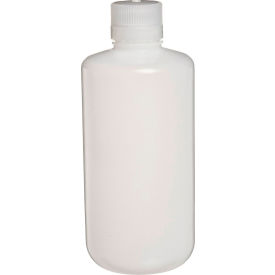 Nalgene Narrow-Mouth Economy HDPE Bottles, Bulk Pack, 1L, Case of 50