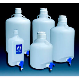 LDPE Carboys with Spigot, 20 Liter, Case of 4