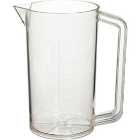 PMP Graduated Plastic Beaker with Handle, 1000mL, Case of 6