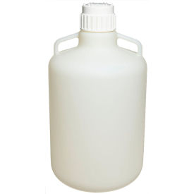Fluorinated HDPE Carboy with Closure, 20L, Case of 4