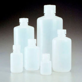 Nalgene Narrow-Mouth Natural HDPE Packaging Bottles, 500mL, Case of 125