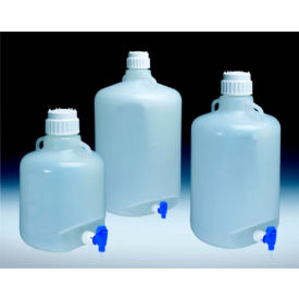 Autoclavable Polypropylene Carboy with Spigot, 50 Liter, Case of 1