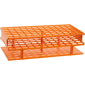 Nalgene Unwire Test Tube Racks, Orange, For 13mm Tubes, Case of 8