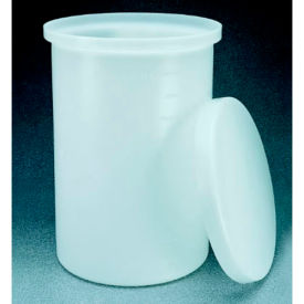 Lightweight Graduated Cylindrical Tank with Cover, 30 Gallon