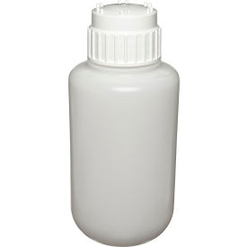 Nalgene Heavy-Duty HDPE Bottles with Closure, 4 Liter, Case of 6