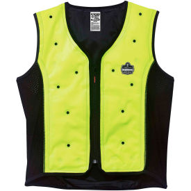 Chill-Its 6685 Dry Evaporative Cooling Vest, Lime, 4XL