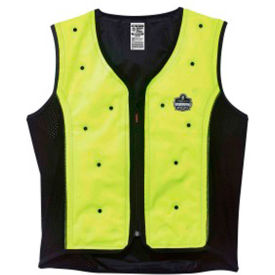 Ergodyne 12674 Chill-Its Dry Evaporative Cooling Vest, Lime, Large