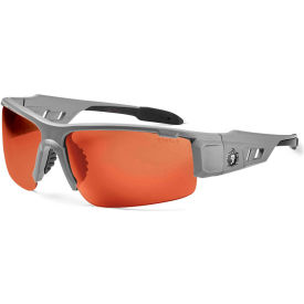 Skullerz Dagr Safety Glasses, Gray Frame/PZ-Copper Lens