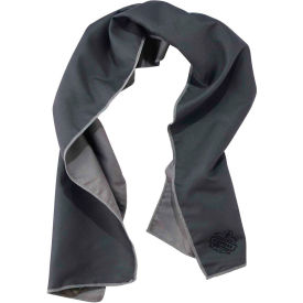 Evaporative Microfiber Cooling Towel, Black